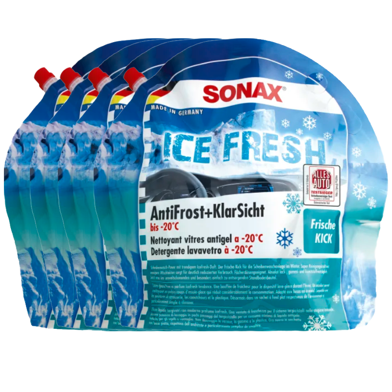 Winter Bundle Sonax Ice Fresh, Scheibenenteiser und Eiskratzer